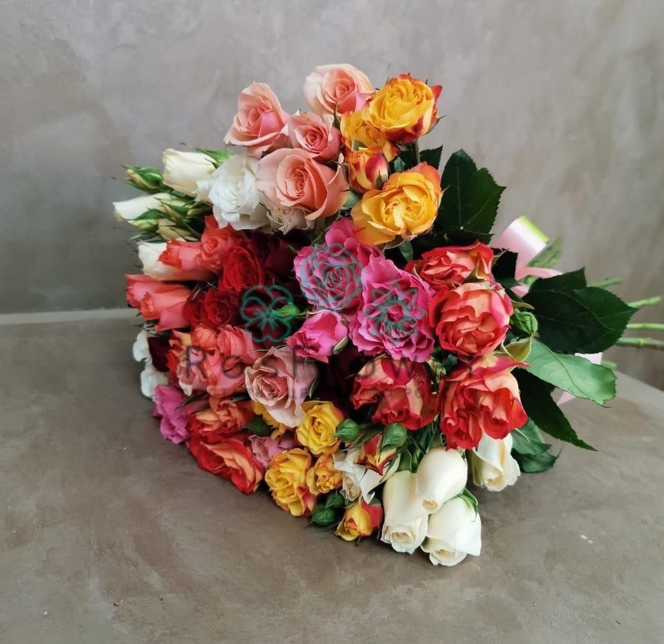 Букет цветов из: Розы в Кусе