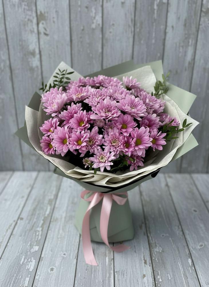 Букет цветов из: Хризантемы в Кусе