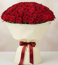 Букет 101 Красная роза Милано #REPLACE_PRED# Кусе