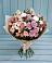 Букет цветов из: Хризантемы, Розы и Альстромерии в Кусе