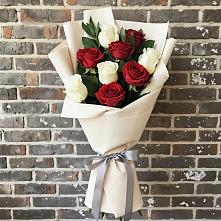 Букет цветов из:  Розы #REPLACE_PRED# Кусе