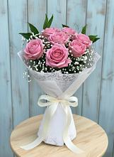Букет цветов из:  Розы в Кусе