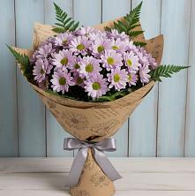 Букет цветов из:  Хризантемы в Кусе