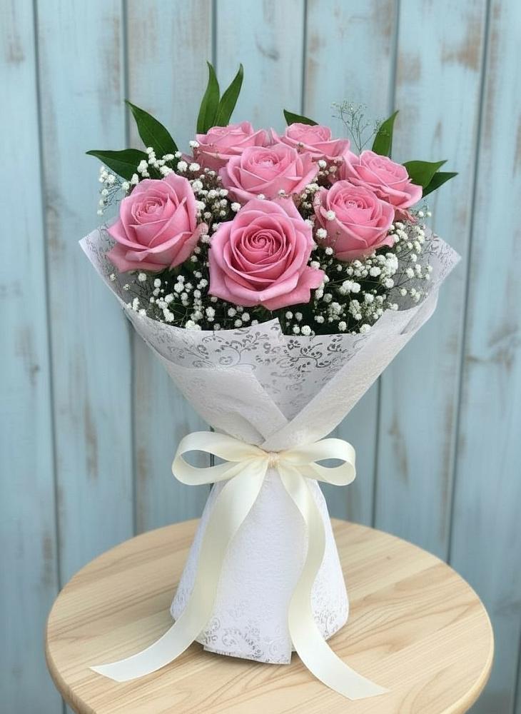 Букет цветов из: Розы в Кусе