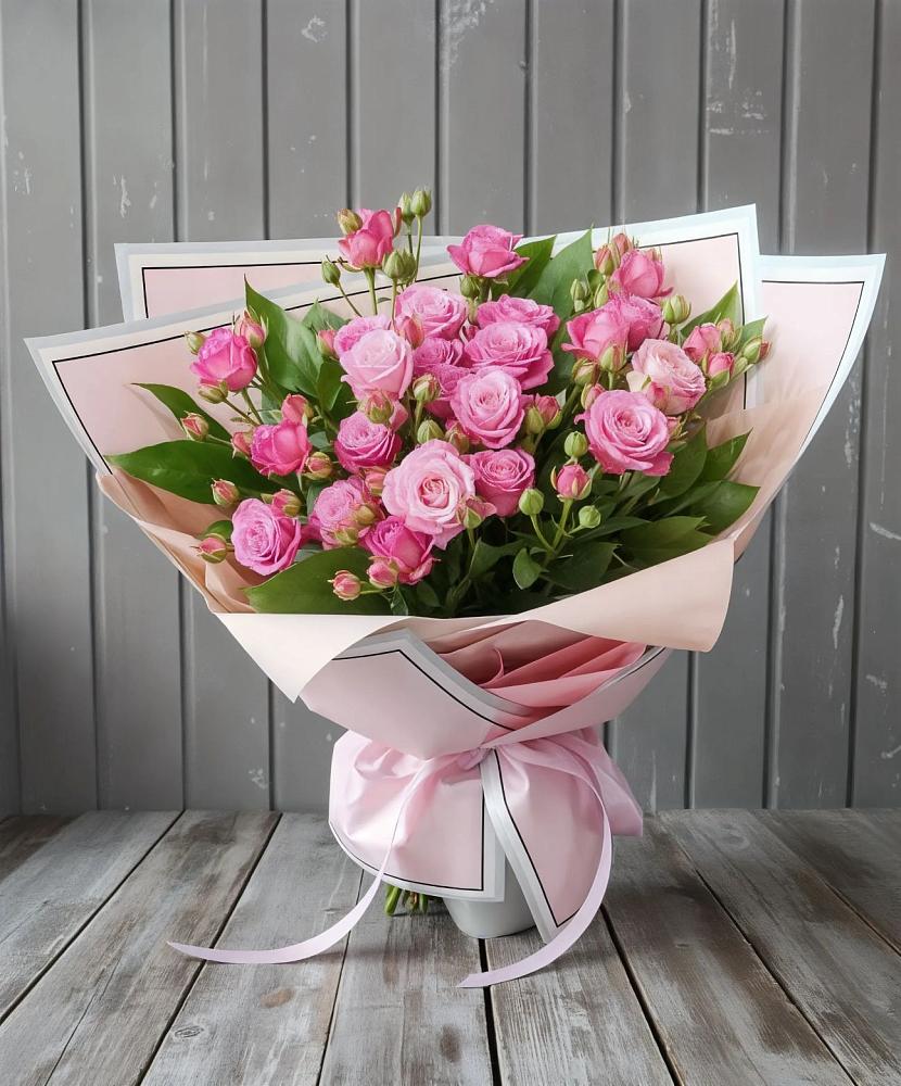 Букет Розовый кустик в Кусе