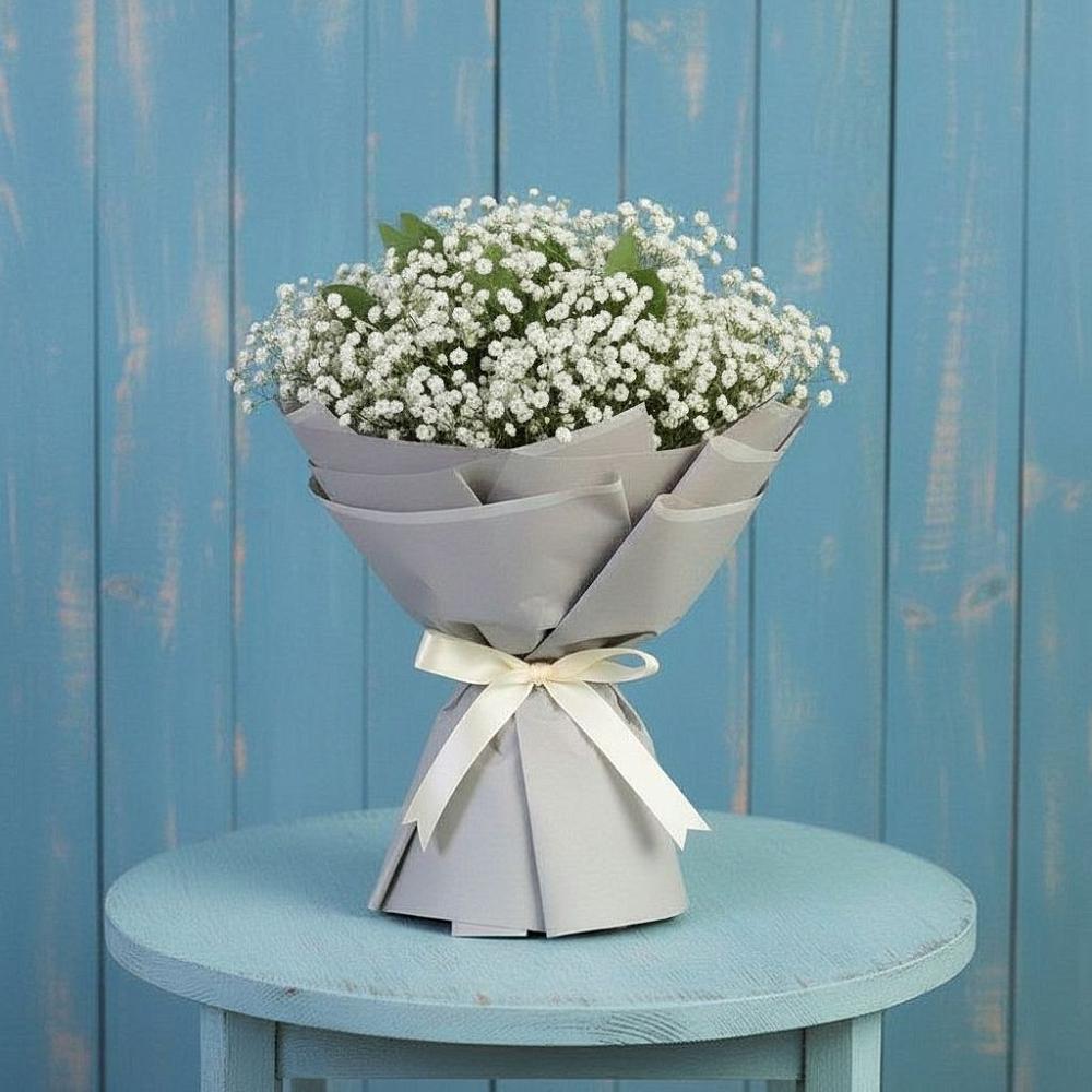 Букет цветов из: Гипсофила в Кусе