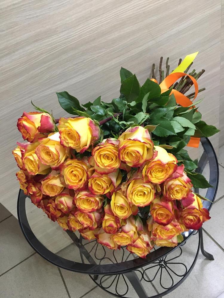 Букет Желтые розы в Кусе