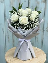 Букет цветов из:  Розы в Кусе