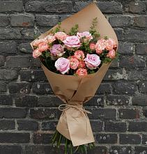 Букет цветов из:  Розы #REPLACE_PRED# Кусе