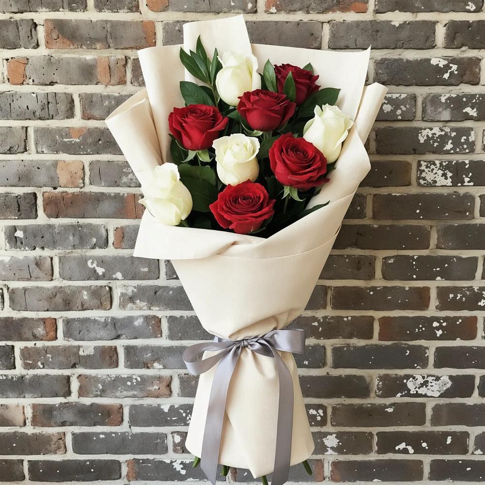 Букет цветов из: Розы в Кусе