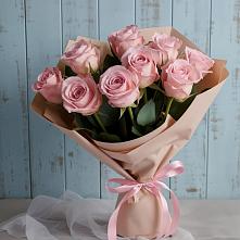 Букет цветов из:  Розы в Кусе