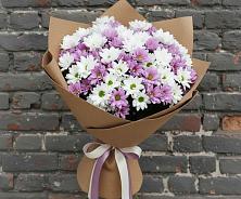 Букет цветов из:  Хризантемы #REPLACE_PRED# Кусе