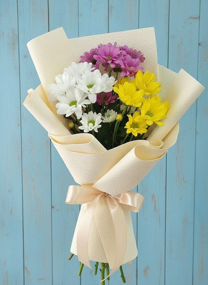 Букет цветов из: Хризантемы в Кусе