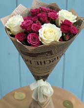 Букет цветов из:  Розы в Кусе