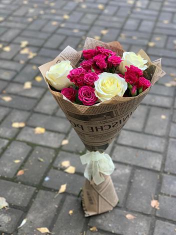 Букет цветов из: Розы в Кусе