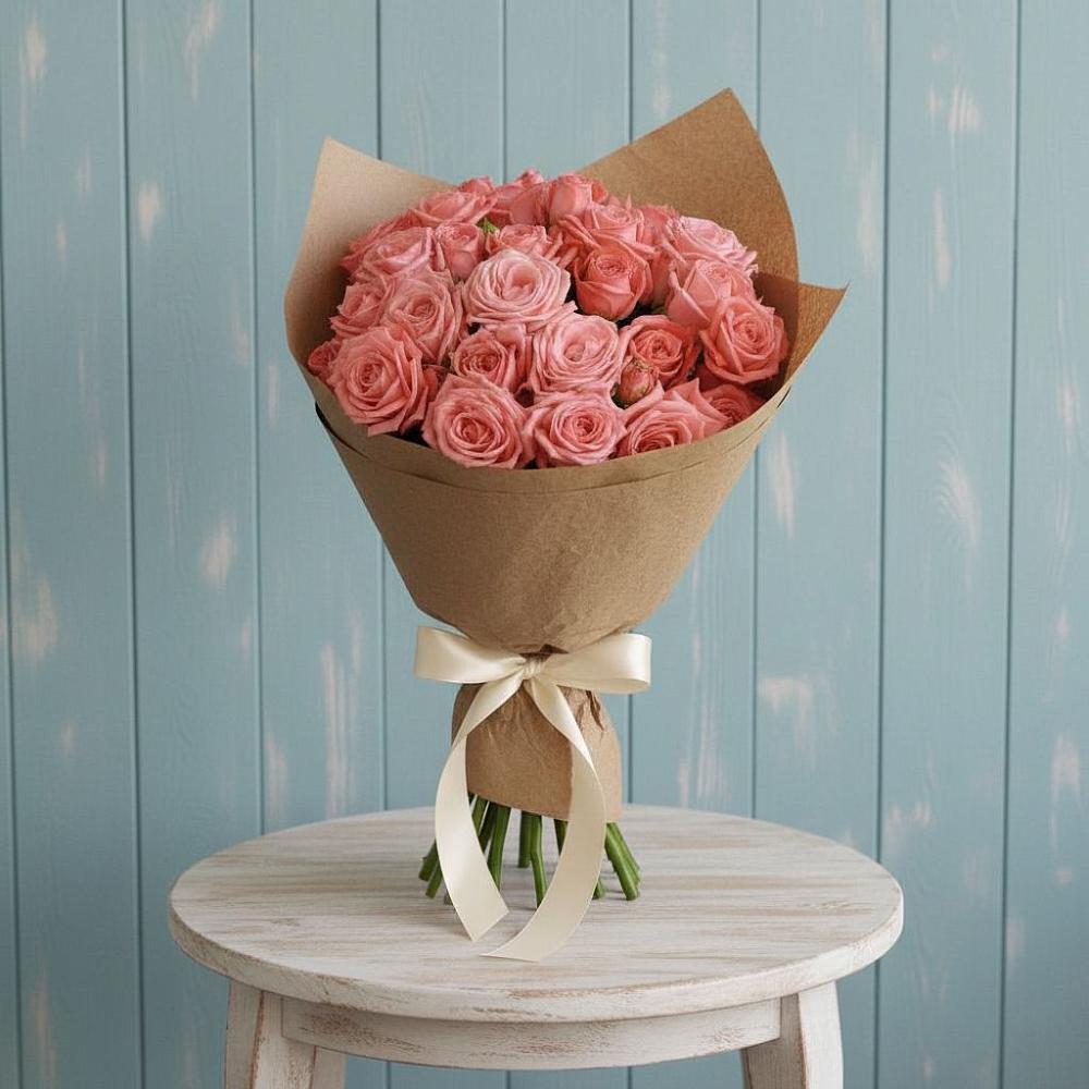 Букет цветов из: Розы в Кусе