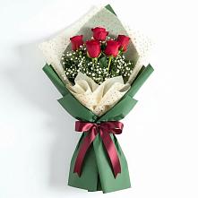 Букет цветов из:  Розы в Кусе