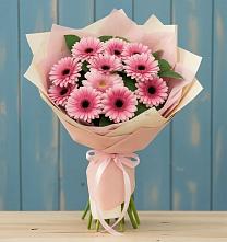 Букет цветов из:  Герберы в Кусе